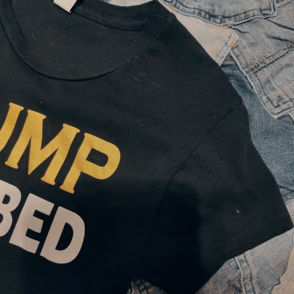 Liberal political baby tee anti  trump my body my choice women's rights BE BOLD - Picture 3 of 8